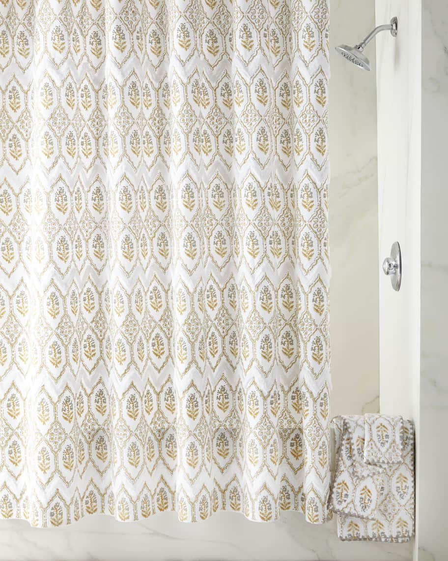 John Robshaw Sahasa Shower Curtain Neiman Marcus