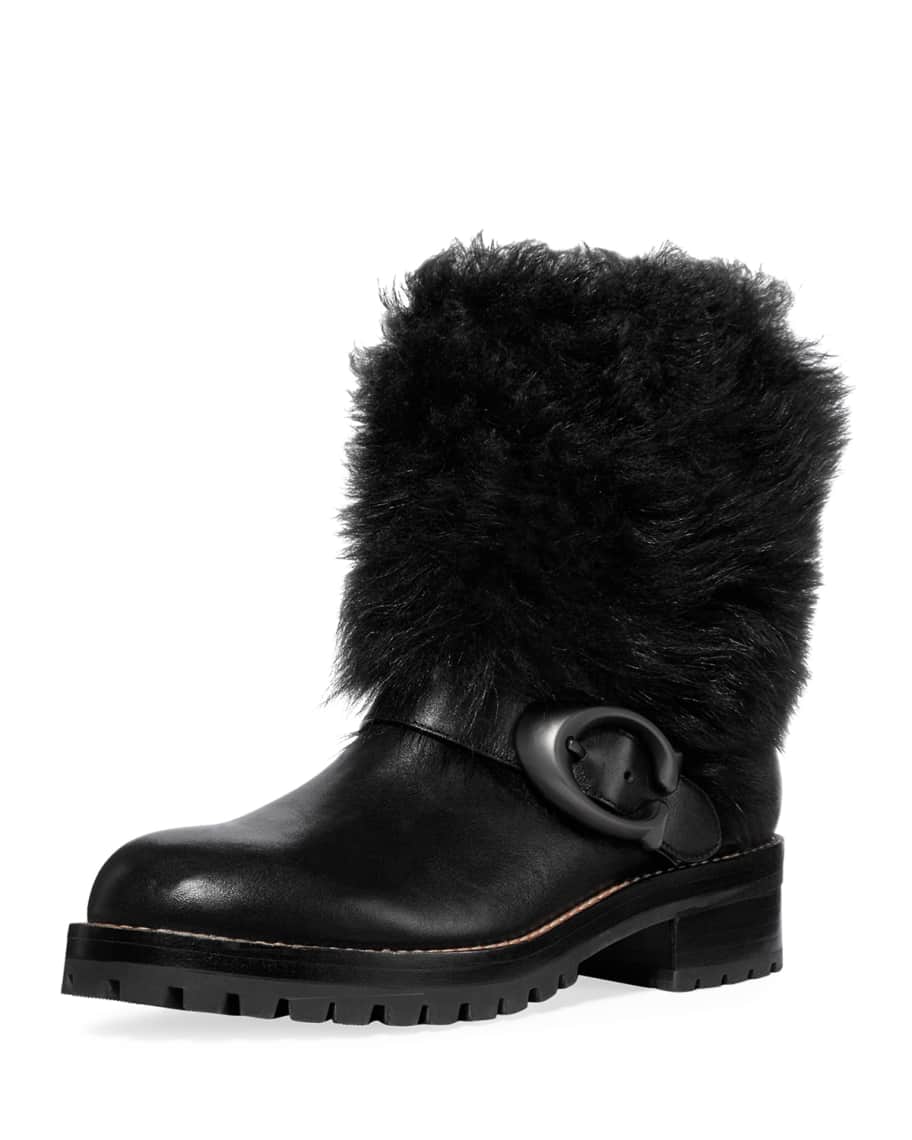 Coach leighton boots shop