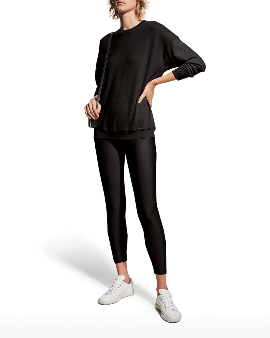 Alo Yoga Soho Crewneck Pullover Sweatshirt | Neiman Marcus