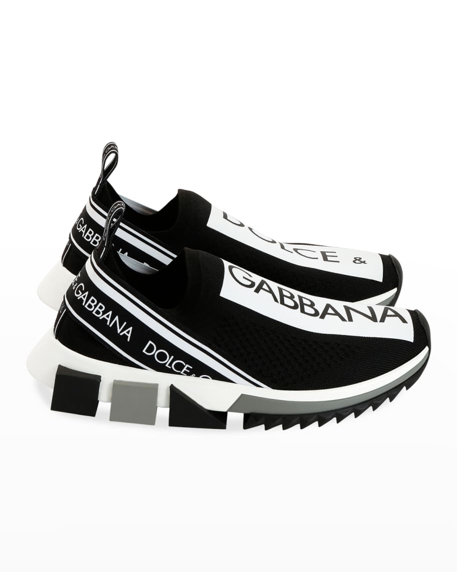 Dolce&Gabbana Sorrento Knit Trainer Sneakers | Neiman Marcus
