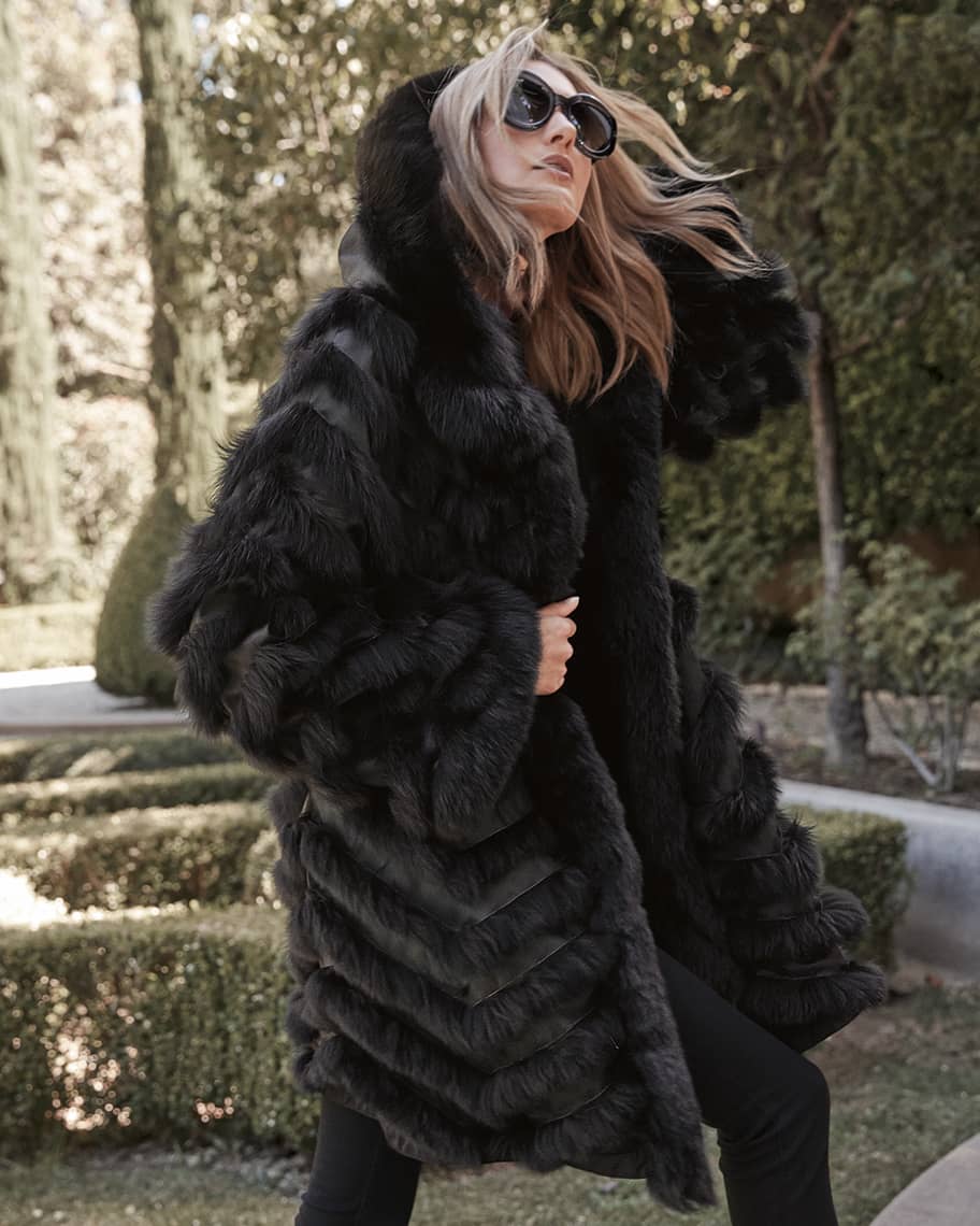 Belle fare faux fur coat Clearance