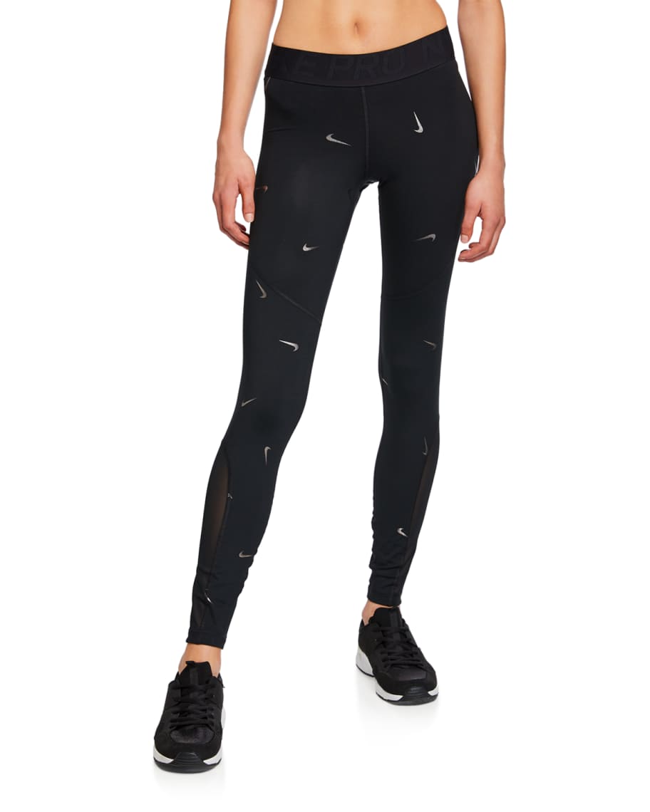 Rådgiver Ud over generelt Nike Pro Metallic Swoosh Performance Tights | Neiman Marcus