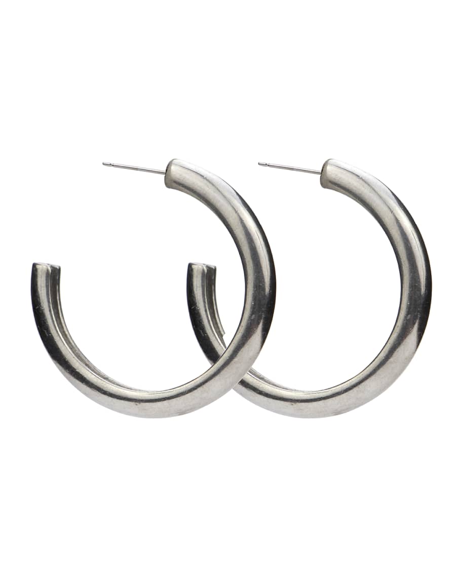 Ben-Amun Hoop Post Earrings | Neiman Marcus