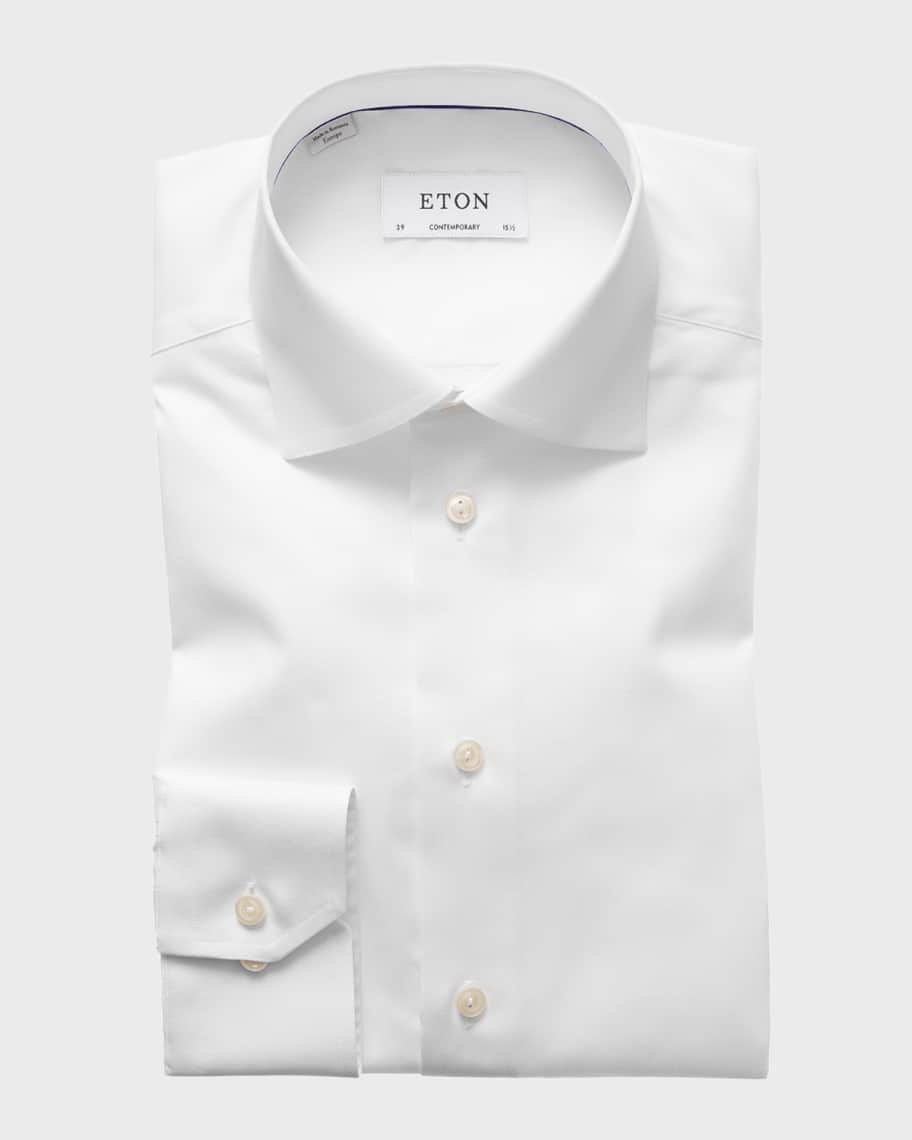 Eton ContemporaryFit Twill Dress Shirt Neiman Marcus