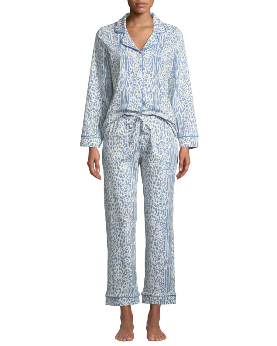 BedHead Pajamas Cheetah Classic Pajama Set | Neiman Marcus