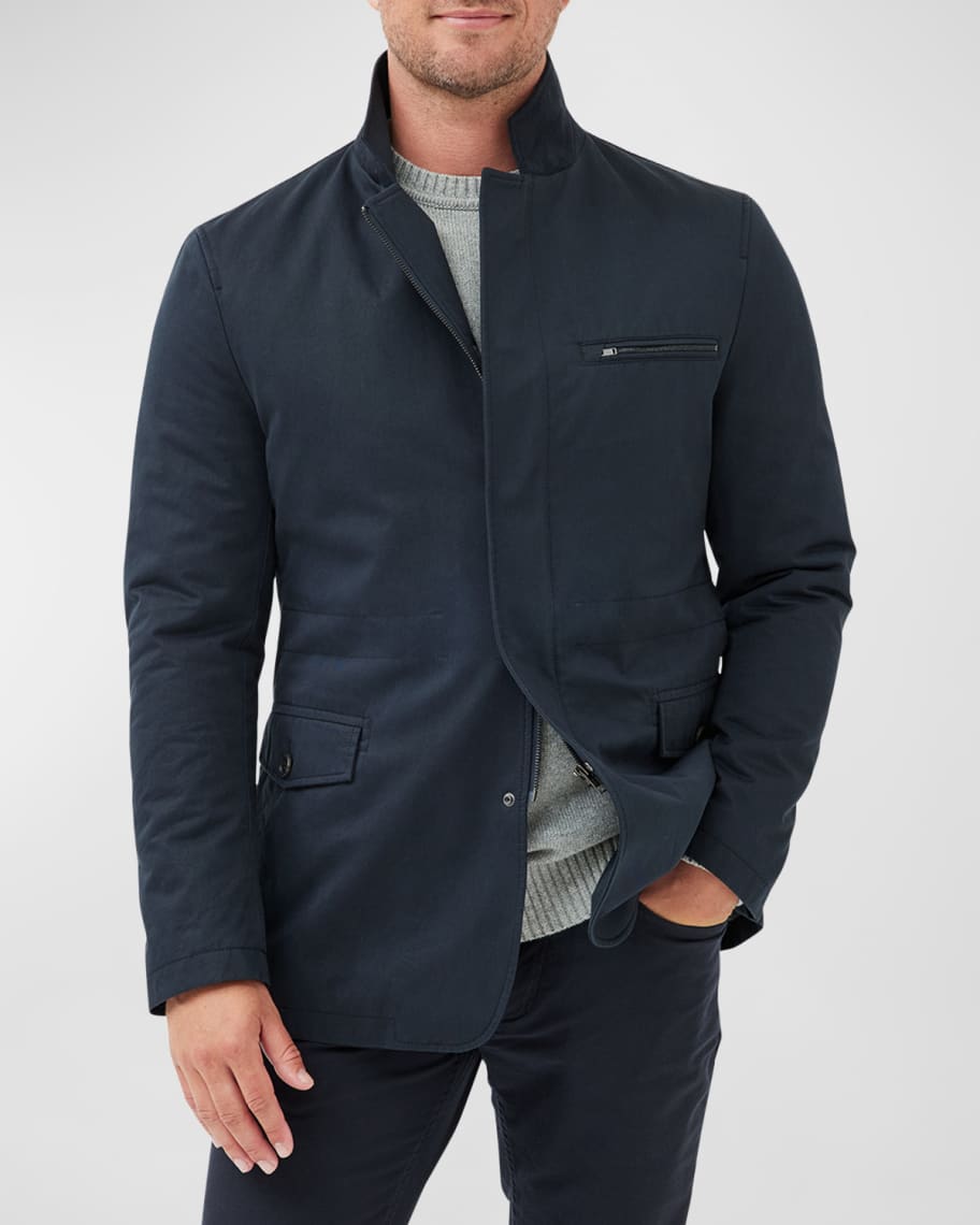 Rodd & Gunn Men's Winscombe Zip-Front Jacket | Neiman Marcus