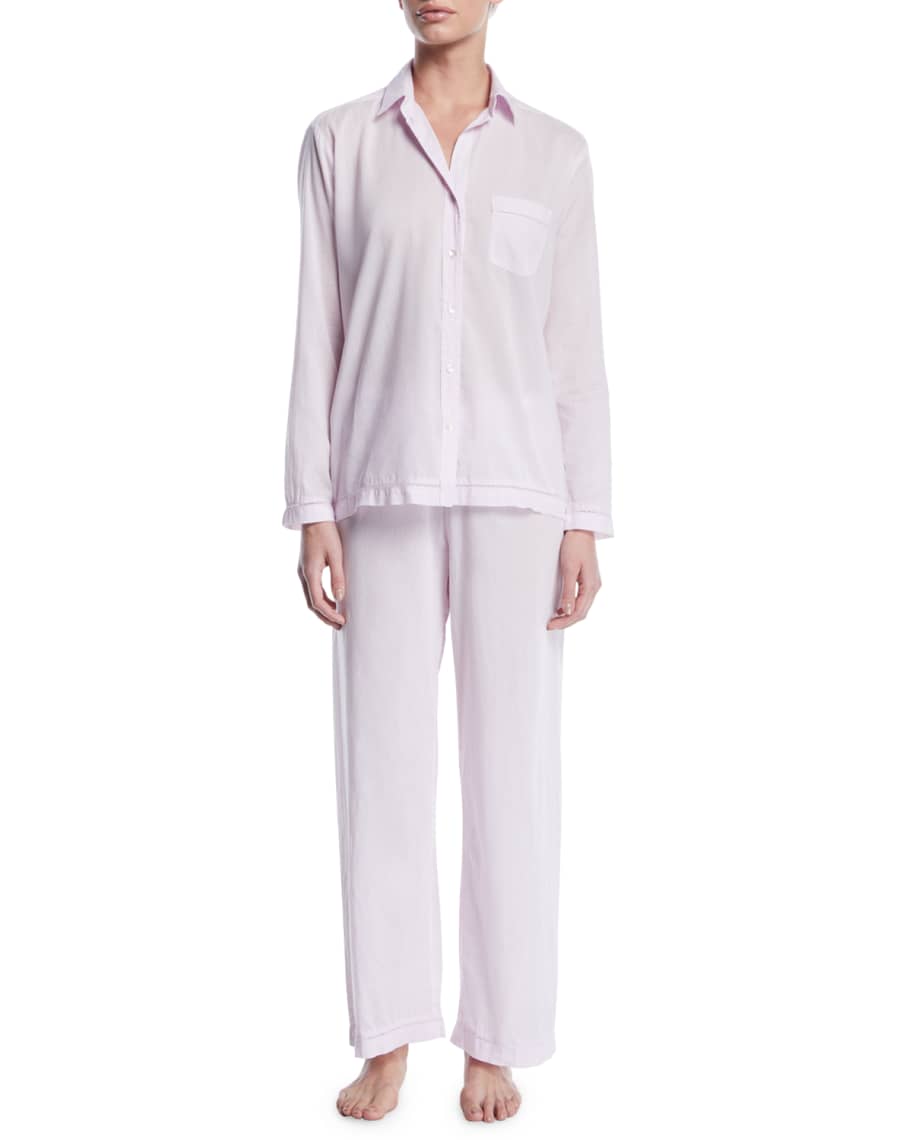 Pour Les Femmes Classic Two-Piece Pajama Set with Matching Lingerie Bag ...