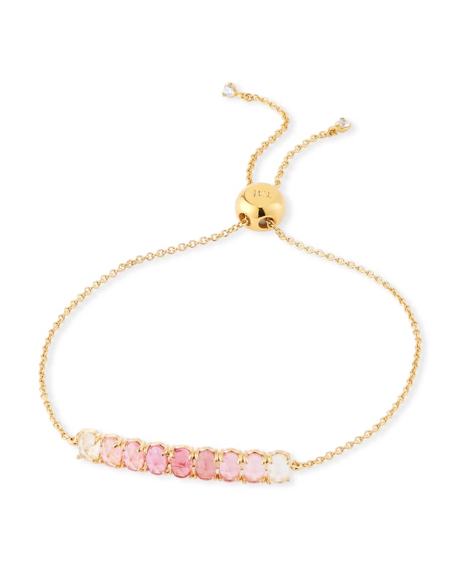 Tai Pull-Tie Ombre Stone Bracelet, Pink | Neiman Marcus