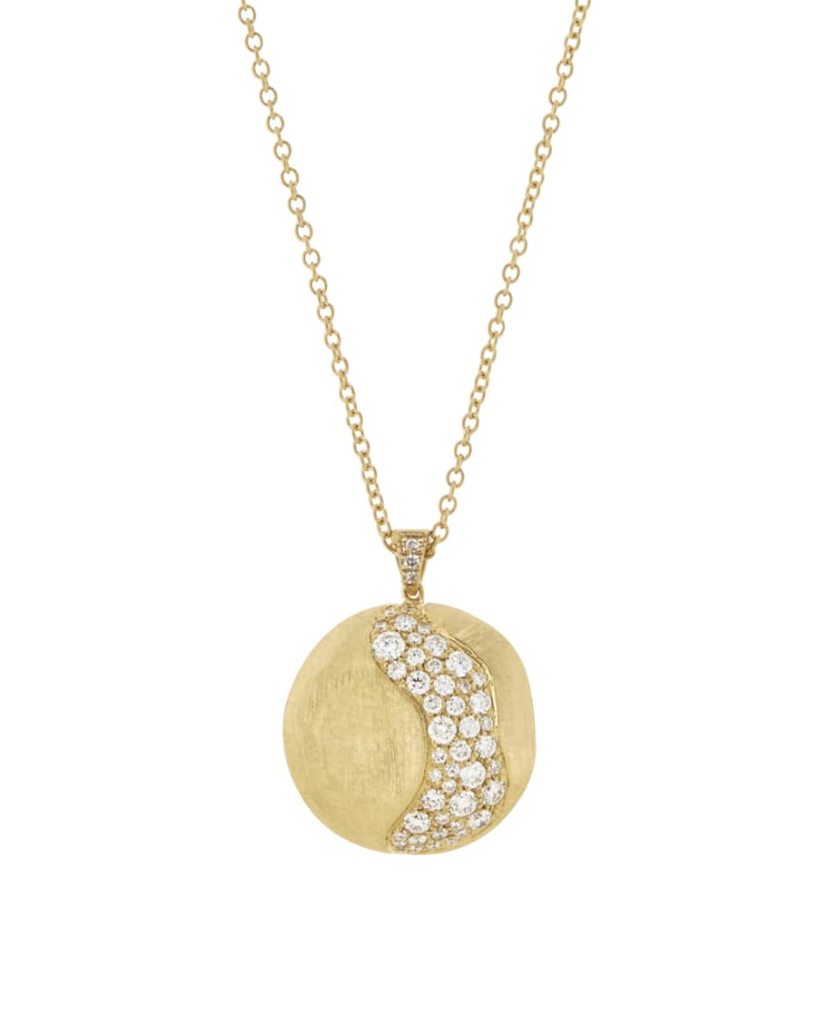 Marco Bicego 18k Gold African Diamond Pendant Necklace | Neiman Marcus
