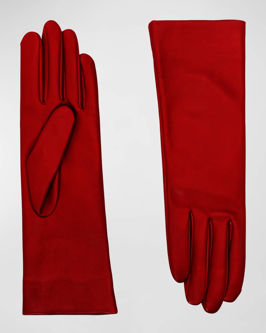 Image 1 of 1: Classic Lambskin Leather Gloves
