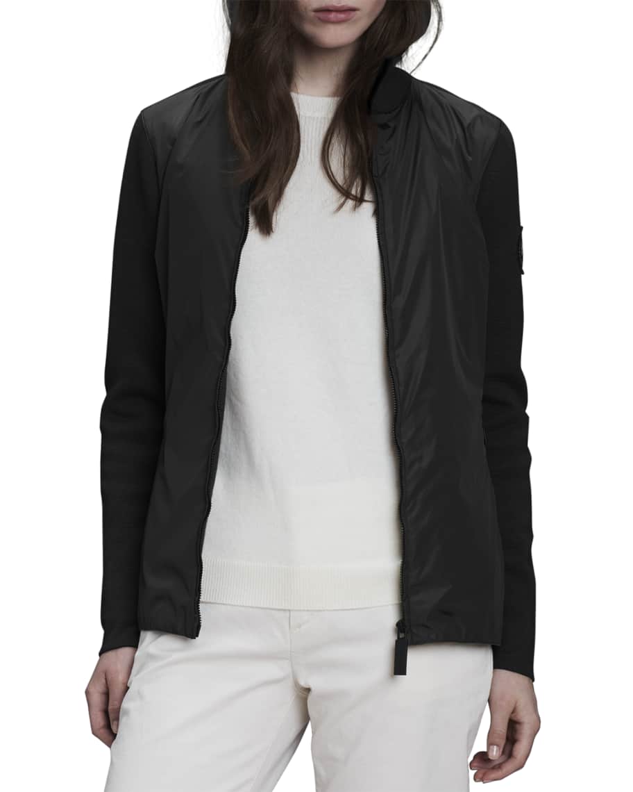 Canada Goose WindBridge Full-Zip Sweater | Neiman Marcus