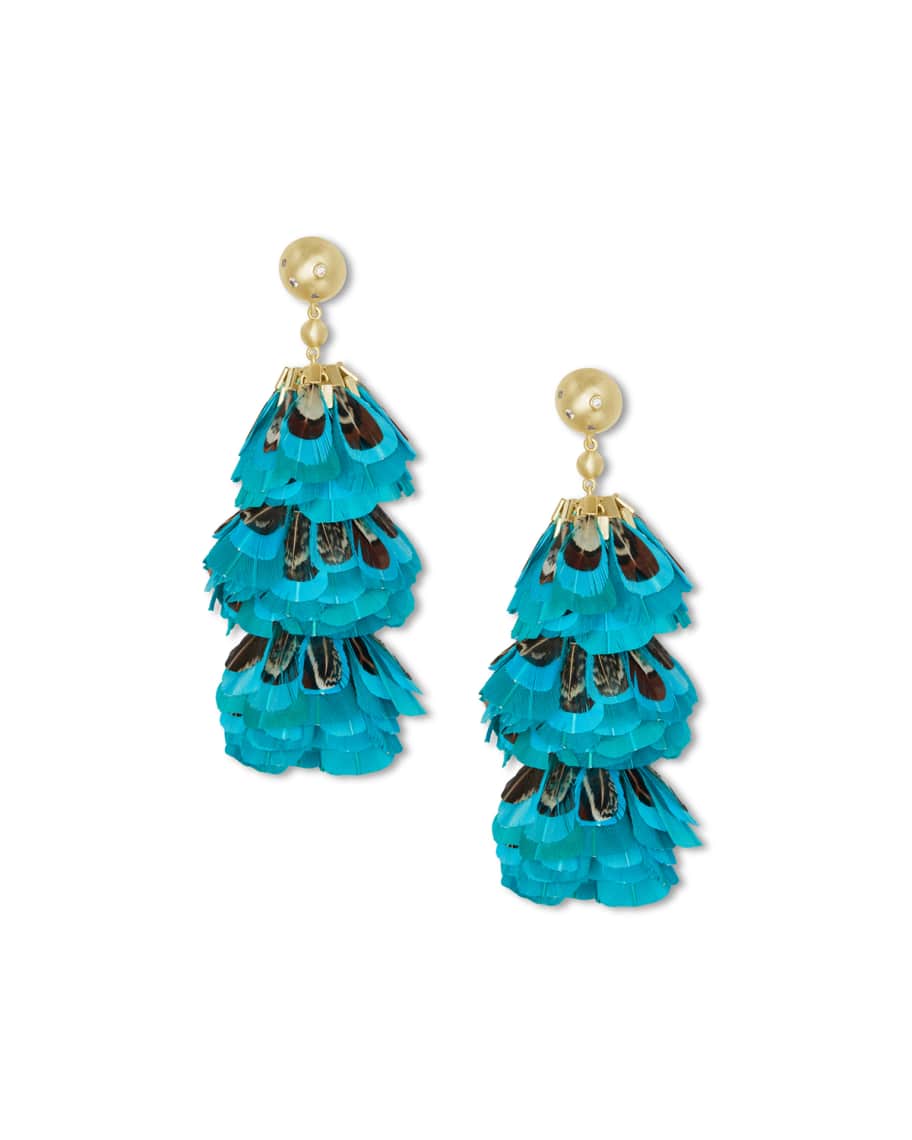 Kendra scott lenni feather earrings on sale