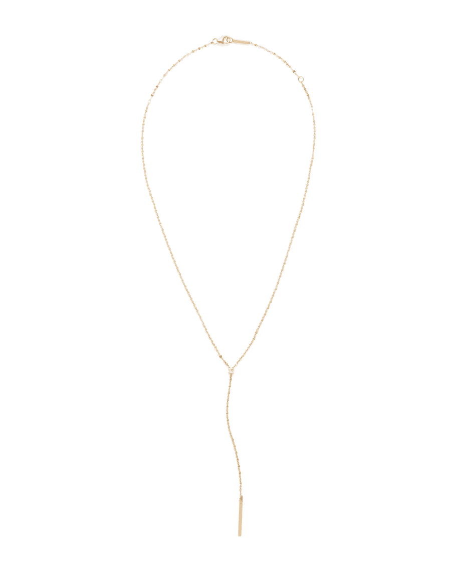 LANA 14k Gold Emerald Diamond Y-Drop Necklace | Neiman Marcus