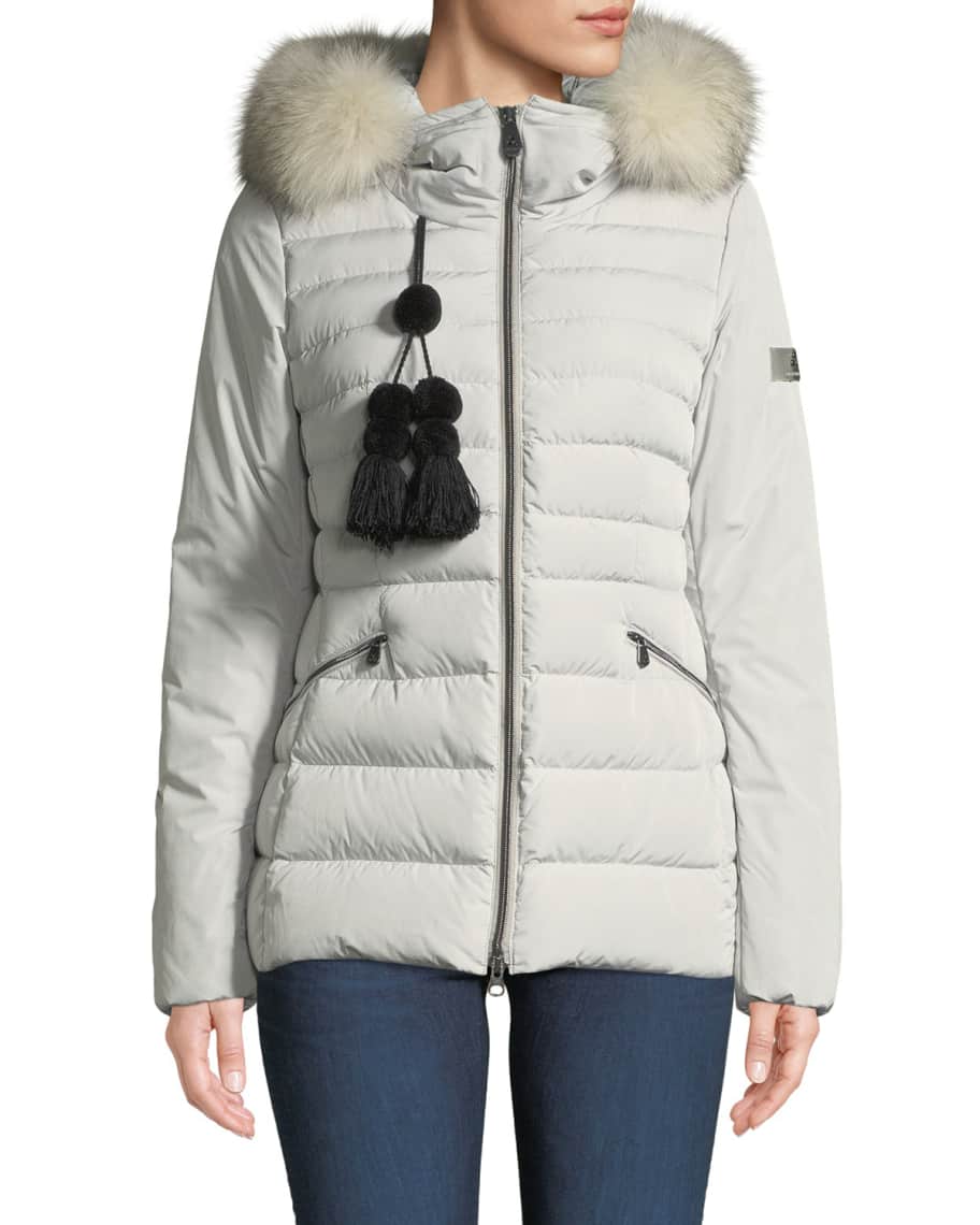 Peuterey Turmalet Puffer Jacket w/ Detachable Fur | Neiman Marcus