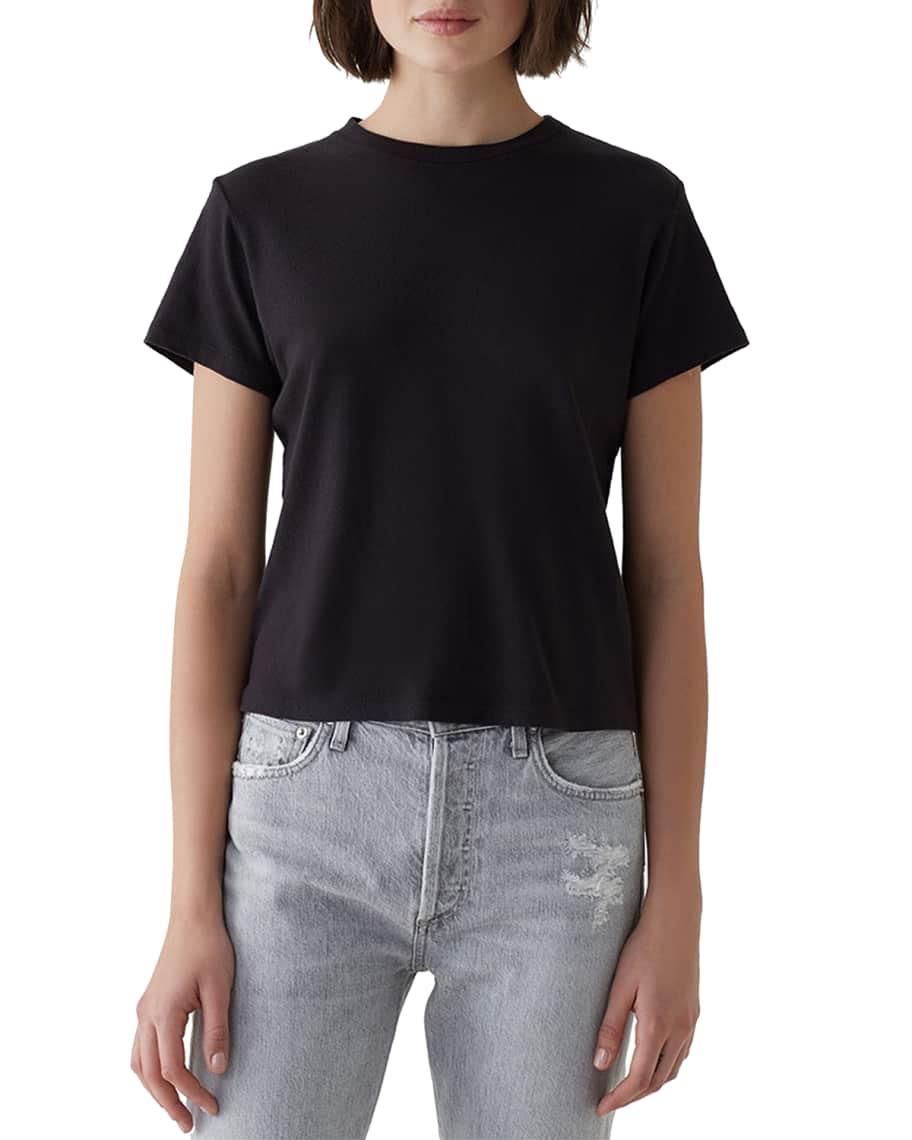 Agolde cropped baby tee 2025