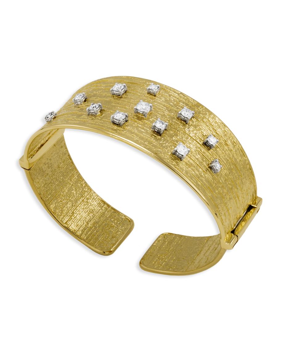 Staurino Renaissance 18k Cuff Bracelet with Diamonds | Neiman Marcus