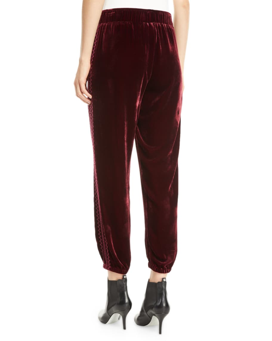 Johnny Was Aurora Velvet Jogger Pants Neiman Marcus