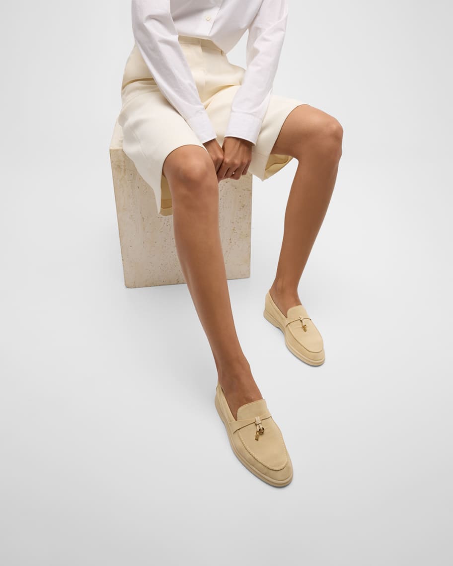 Image 2 of 6: Summer Charms Walk Suede Loafers