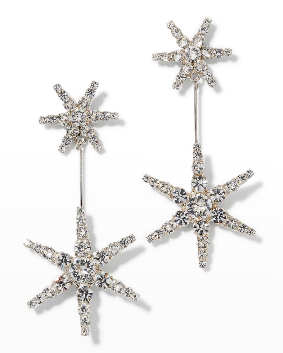 Jennifer Behr Estee Crystal Star Earrings | Neiman Marcus
