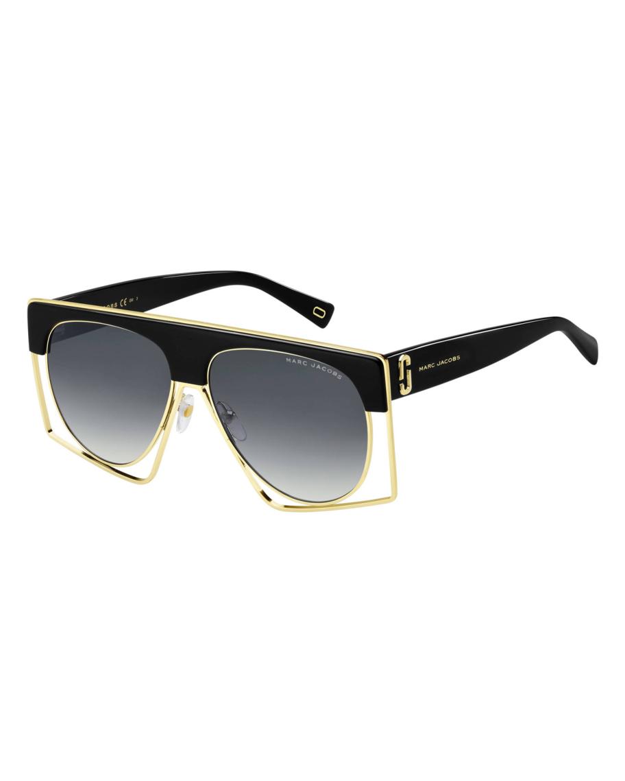 Marc Jacobs Aviator Shield Metal Sunglasses | Neiman Marcus display picture 2