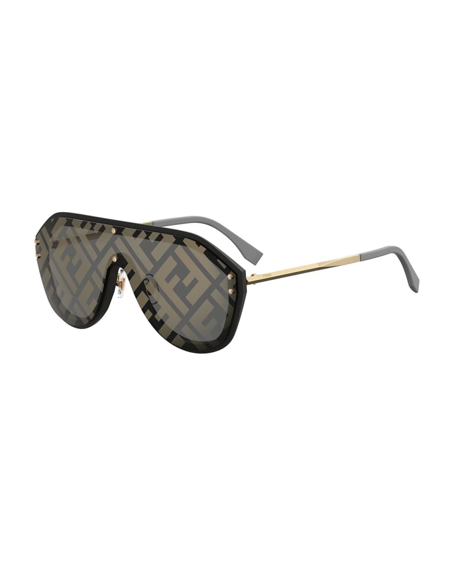 Fendi Ff Shield Sunglasses Neiman Marcus