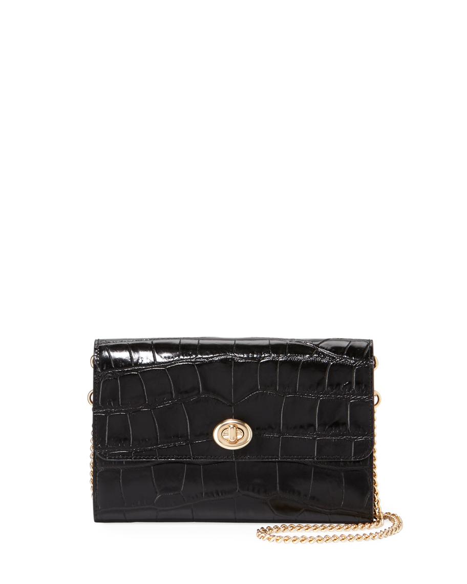 coach croco backpack turnlock Women's Black One Size : Clothing, Shoes & Jewelry Coach Turnlock Card Case Crocodile
