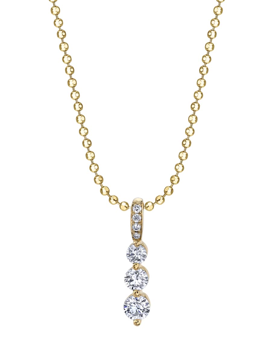 Anita Ko 18k Gold Small Diamond Twiggy Necklace | Neiman Marcus