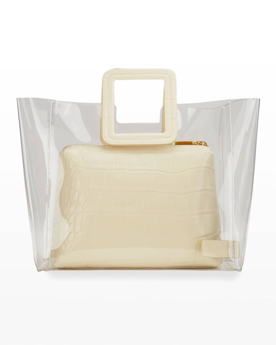 Staud Mini Shirley PVC Handle Bag - Clear Handle Bags, Handbags -  WSTFG53006