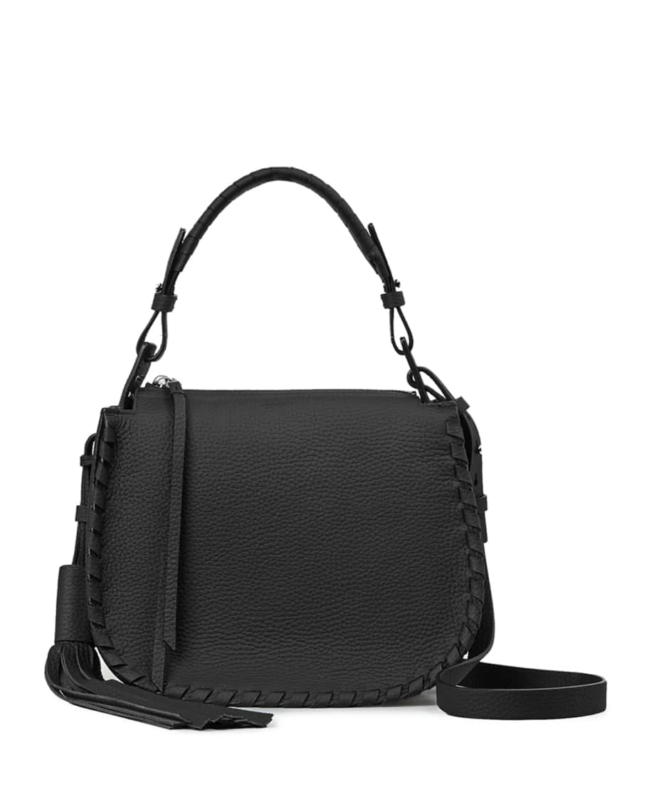 AllSaints Mori Lea Whipstitch Crossbody Bag Neiman Marcus