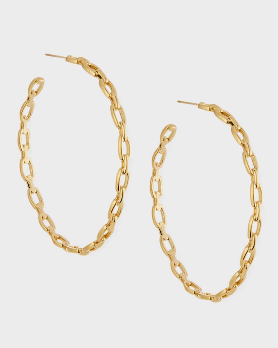 Zoe Lev Jewelry 14K Gold Small Thick Hoop Earrings