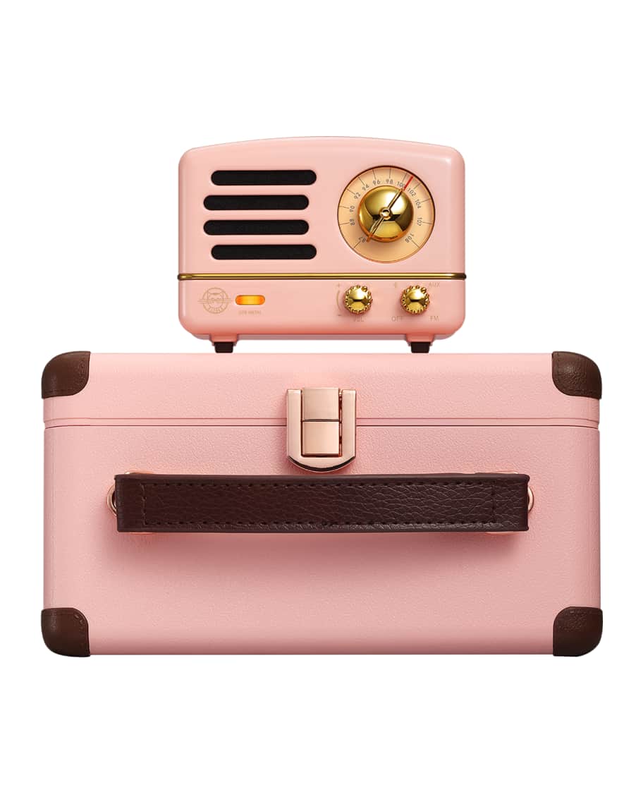 MUZEN Metal Wireless Desk Radio Neiman Marcus