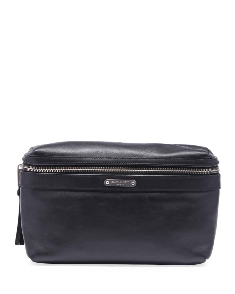 Saint Laurent Men's YSL Marsupio Leather Belt Bag | Neiman Marcus