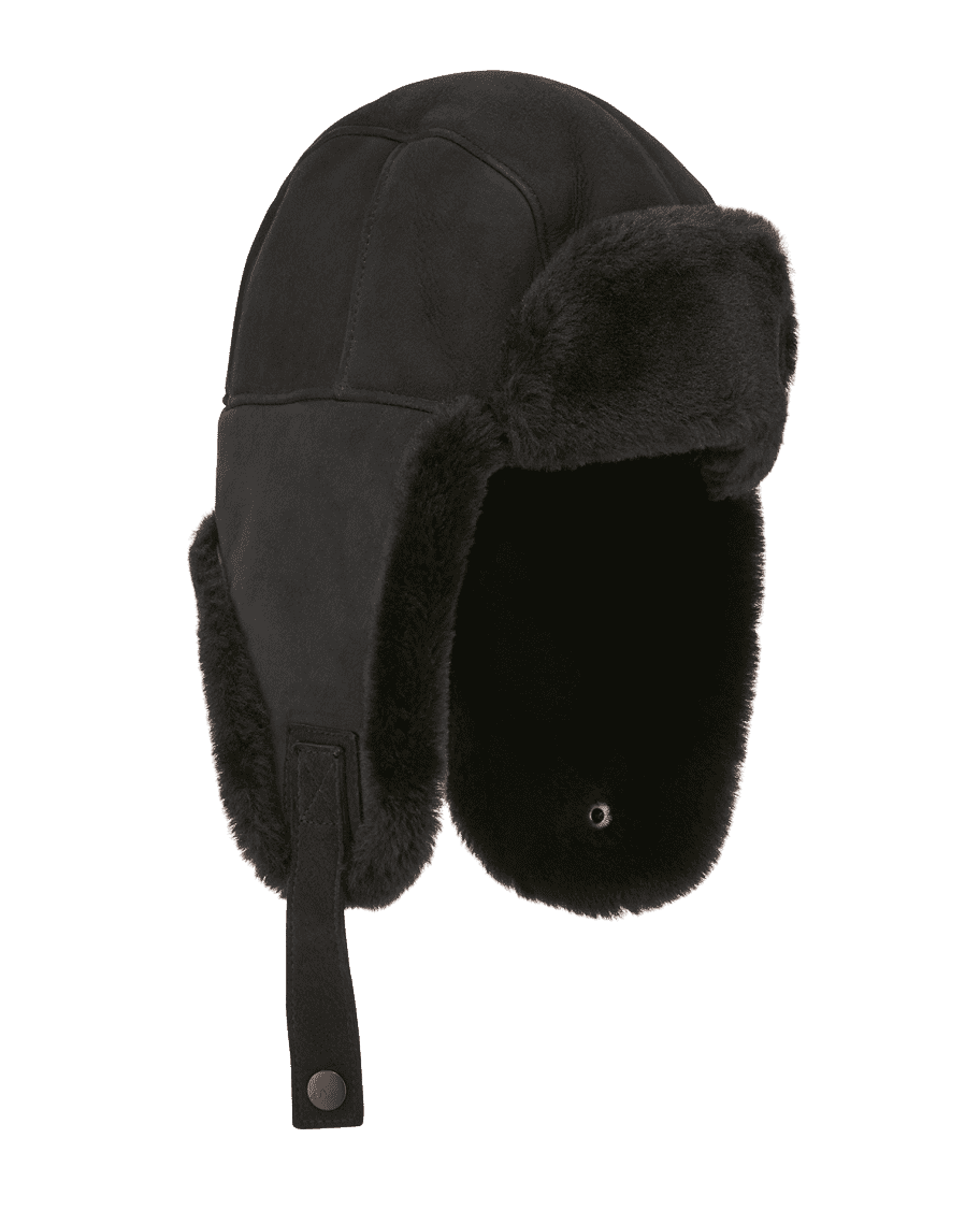 UGG Men's Shearling-Lined Sheepskin Trapper Hat | Neiman Marcus