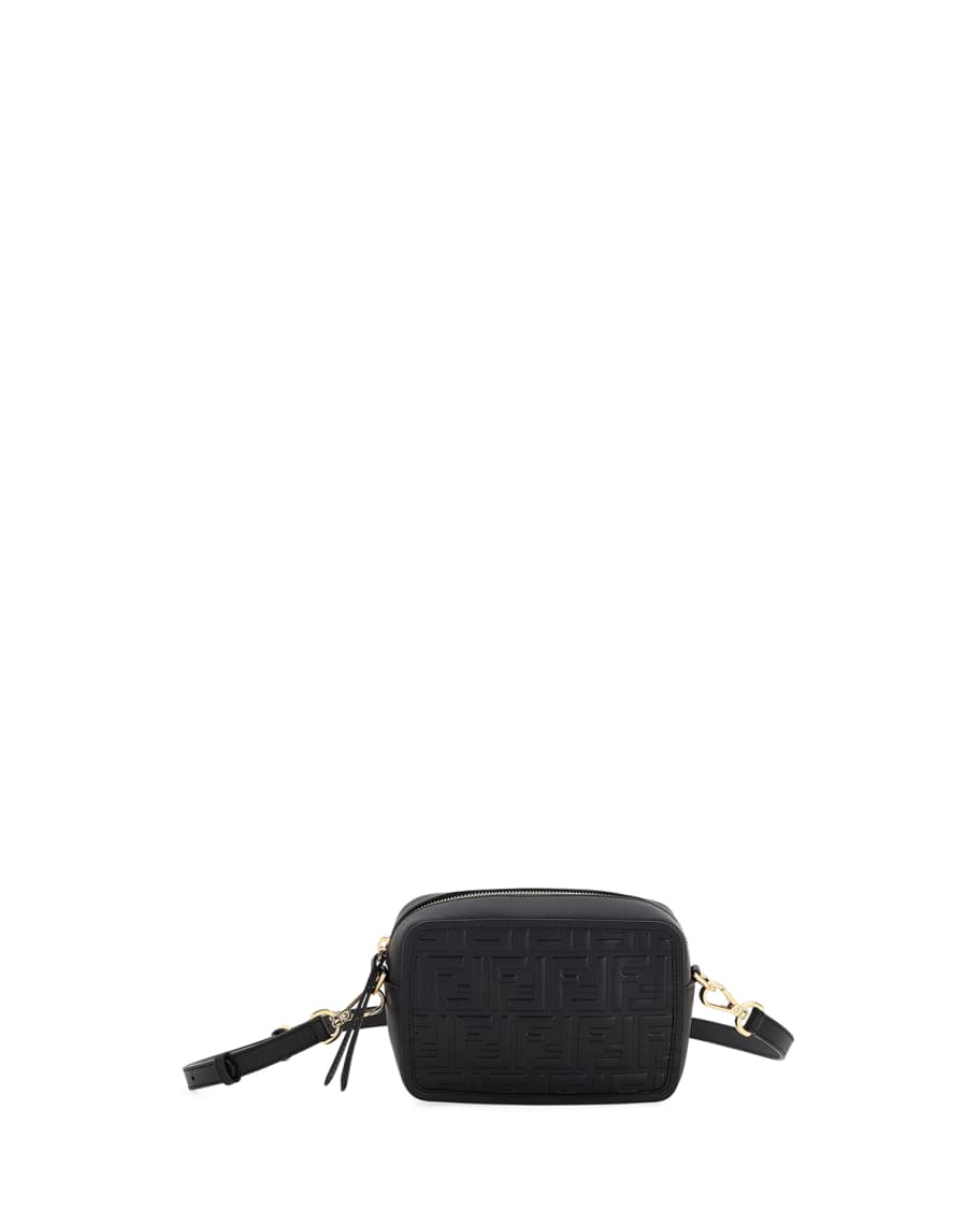 Fendi Mini FF Calf Camera Crossbody Bag | Neiman Marcus