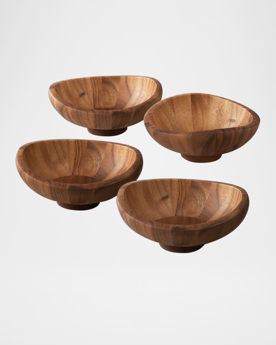 Nambe Butterfly Individual Salad Bowls, Set of 4