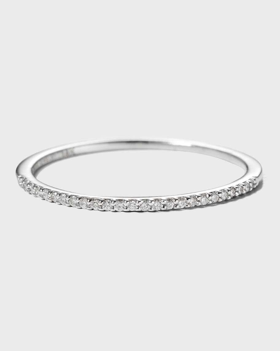 LANA 14K Gold Thin Flawless Diamond Stack Ring | Neiman Marcus