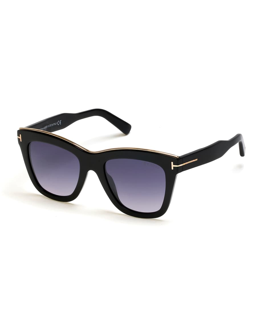 TOM FORD Julia Gradient Acetate Sunglasses | Neiman Marcus