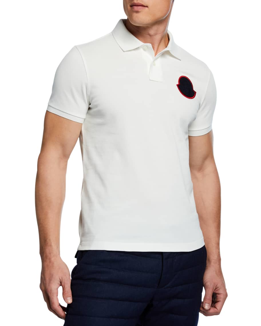 Moncler Men's Maglia Manica Corta Polo Shirt | Neiman Marcus