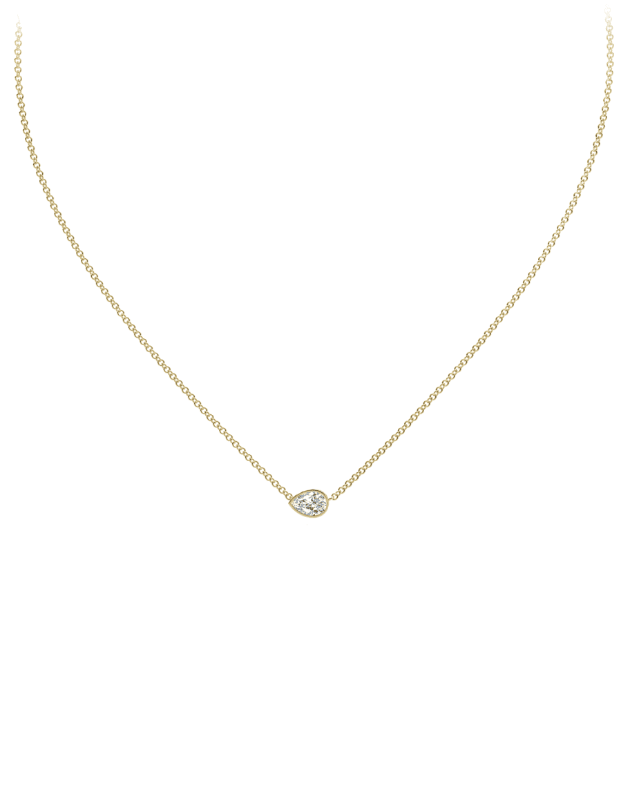 Forevermark 18k Gold Diamond Pear Pendant Necklace | Neiman Marcus