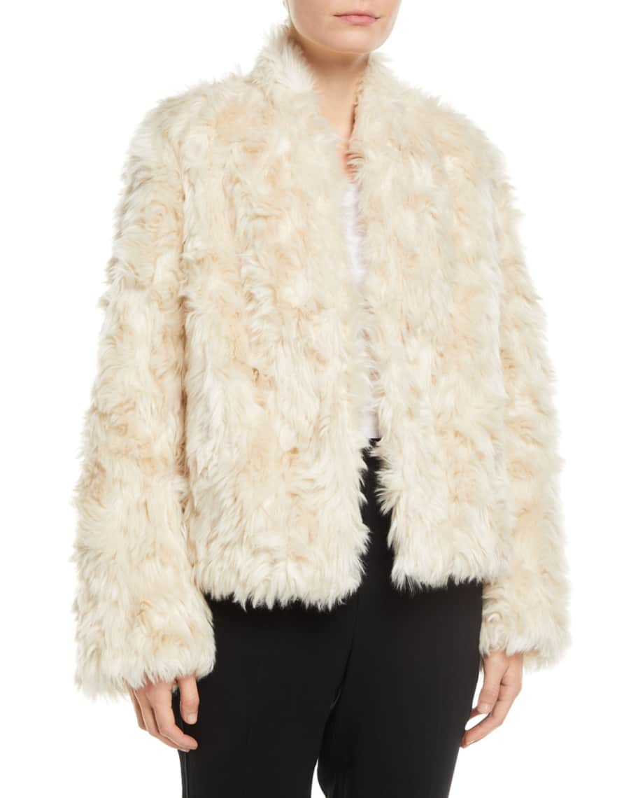 Vince Plush Faux Fur Jacket