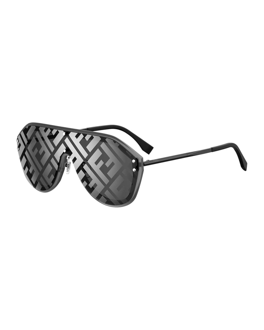 Fendi Men's FF Shield Sunglasses | Neiman Marcus