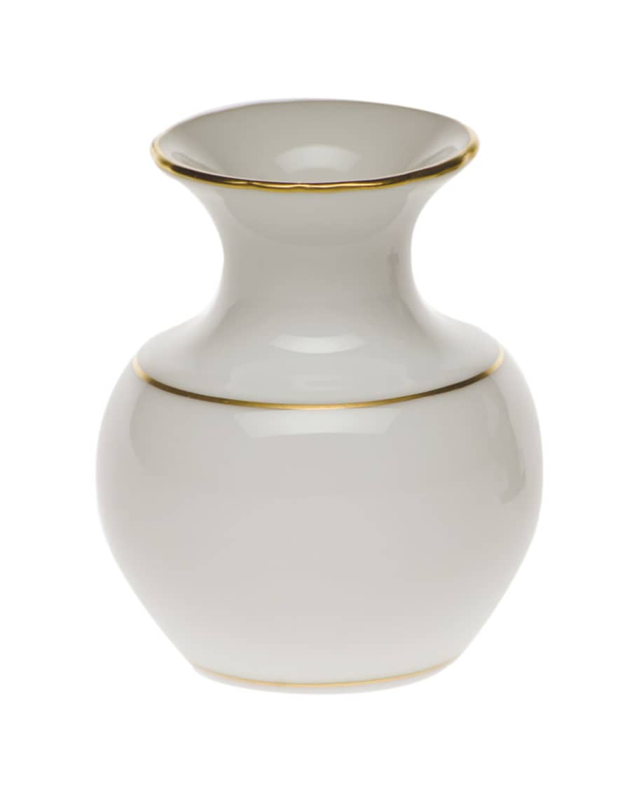 Herend - Golden Edge - Medium Bud Vase with Lip