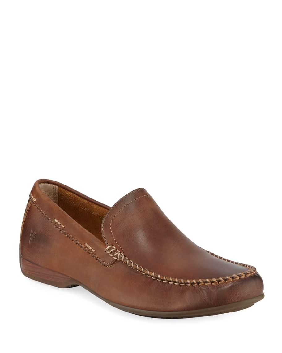 Frye Men's Lewis Leather Slip-On Venetian Loafers | Neiman Marcus