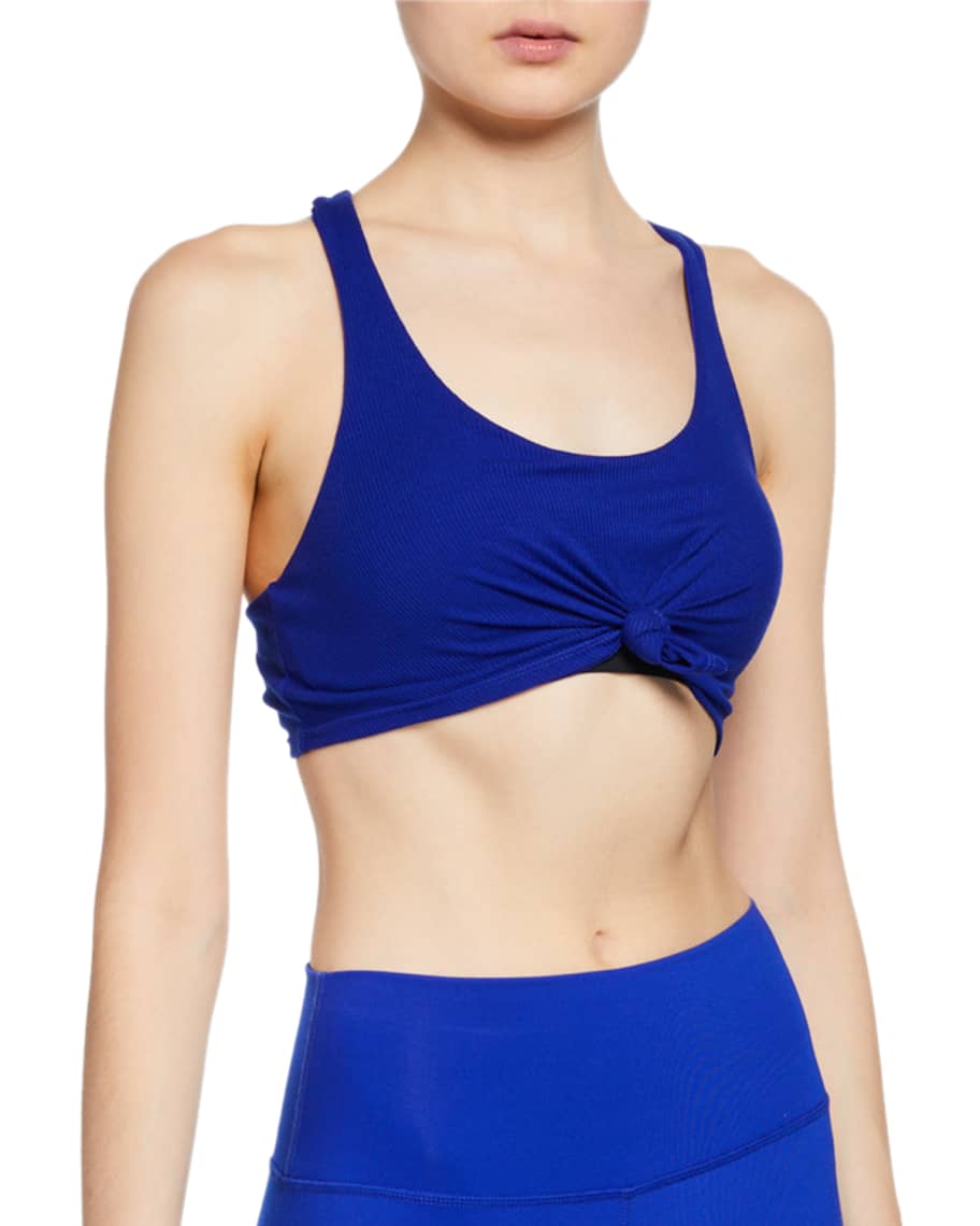 Alo Yoga Knot ScoopNeck Tank Bra Neiman Marcus