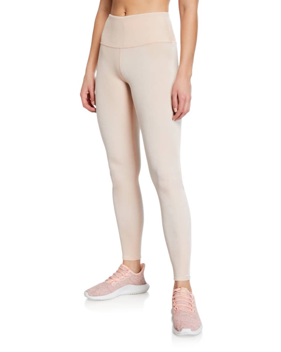 Alo Yoga Posh High Waist Velour Leggings Neiman Marcus
