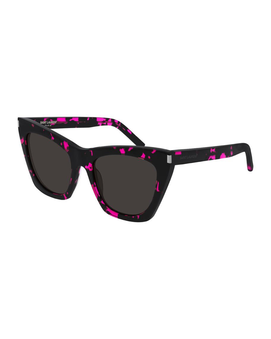 Saint Laurent Kate Two-Tone Cat-Eye Sunglasses | Neiman Marcus