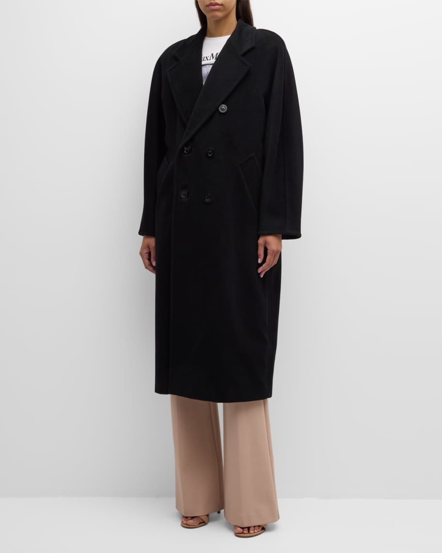 Max Mara Wool-Cashmere Belted Madame Coat | Neiman Marcus