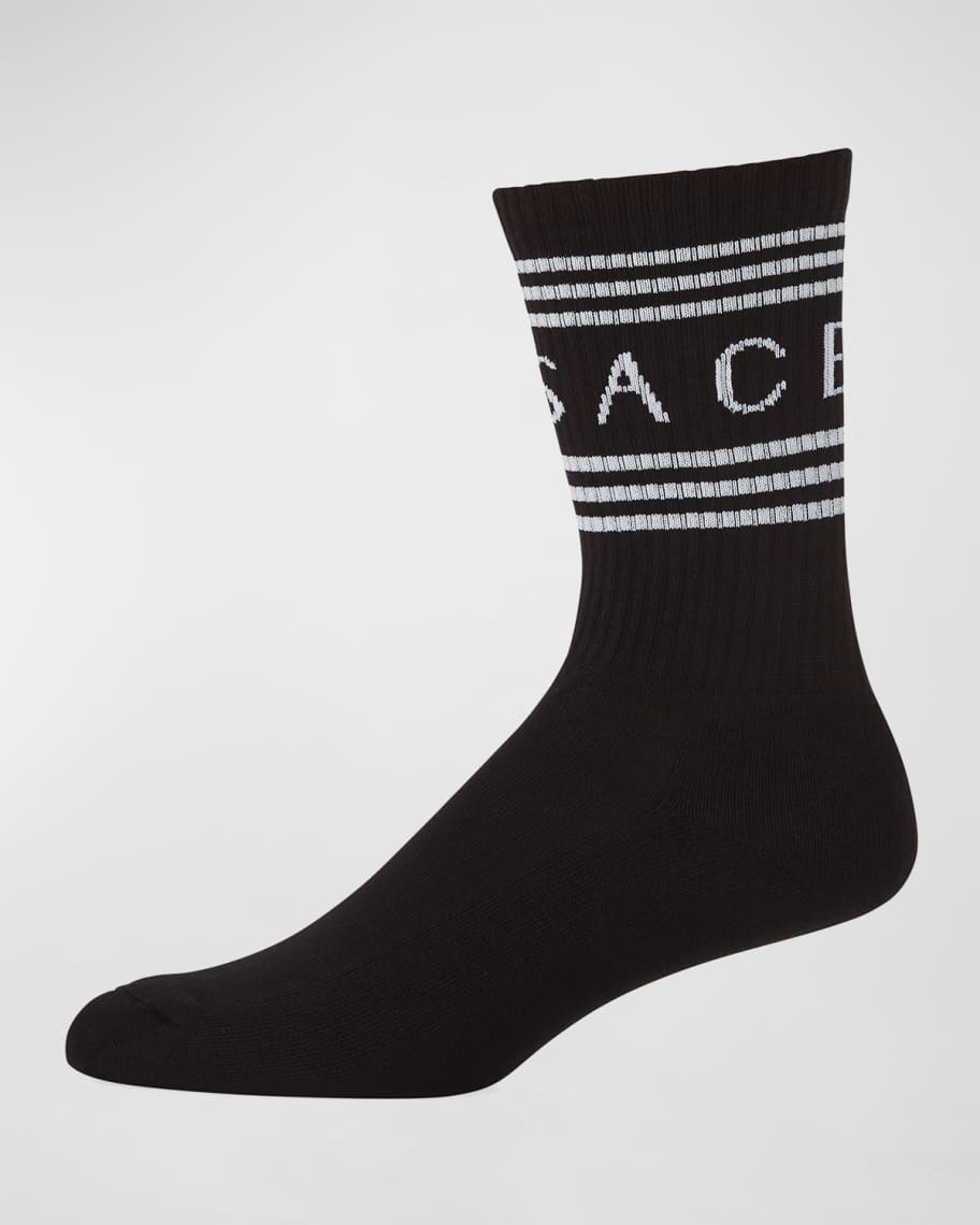Versace Men's Athletic Band Socks Neiman Marcus