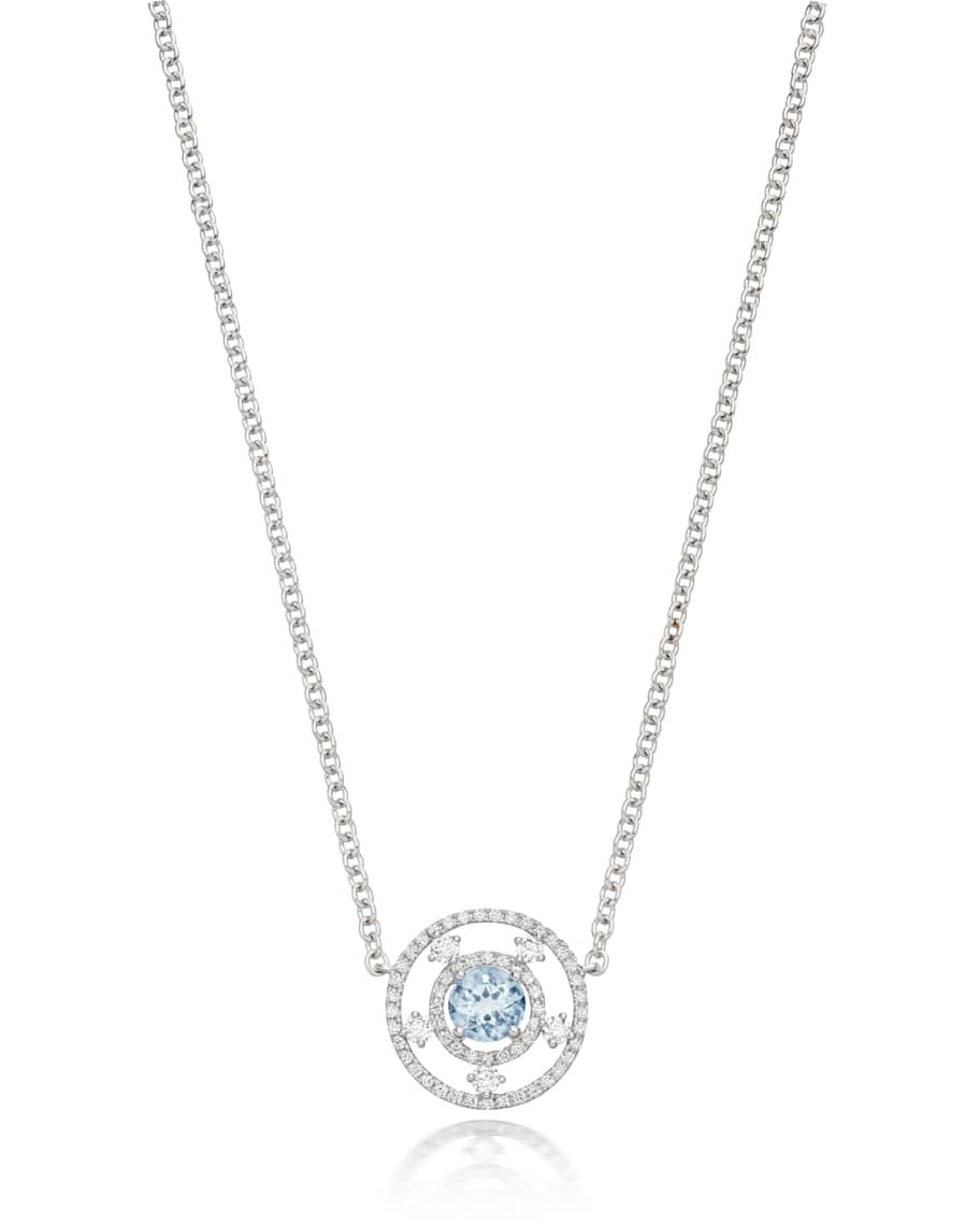 Kiki McDonough Apollo 18k Gold, Blue Topaz & Diamond Necklace | Neiman ...