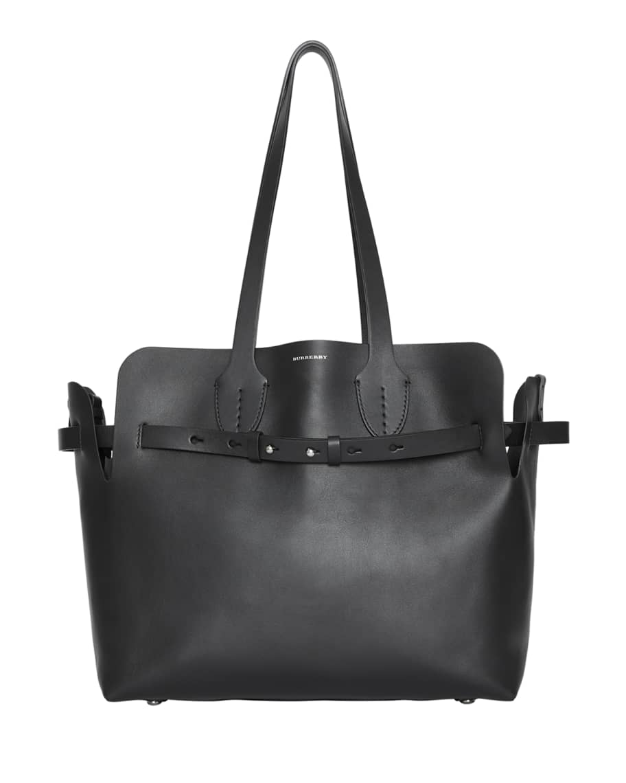Burberry Medium Soft Leather Tote Bag | Neiman Marcus